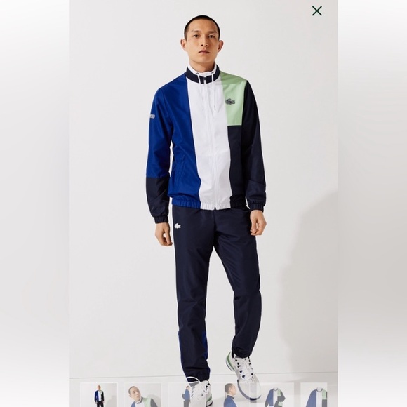 LACOSTE sport MEN'S COLORBLOCK SWEATSUIT - Picture 7 of 13